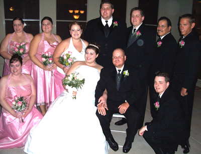 Alicia, Patrick & the wedding party