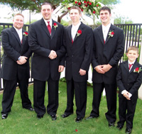 Steven's Best Man & Groomsmen