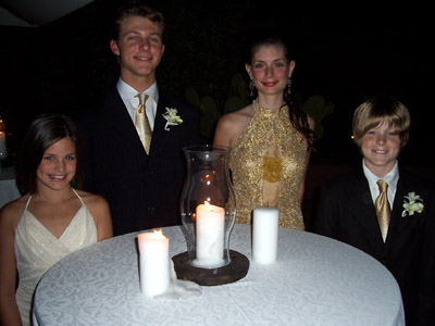 The children were the wedding party
